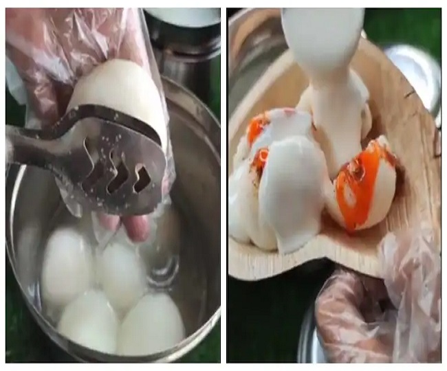 Netizens 'doomed' after man makes Rasgulla chaat with yogurt and chutney | See hilarious reactions here
